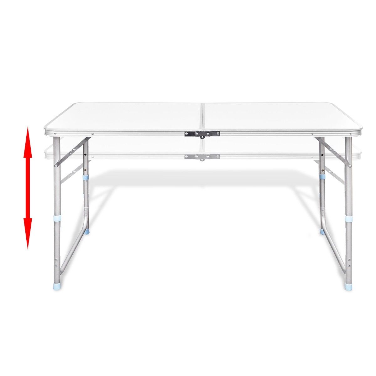 Aluminium Folding Portable Garden Camping Picnic BBQ Table Height