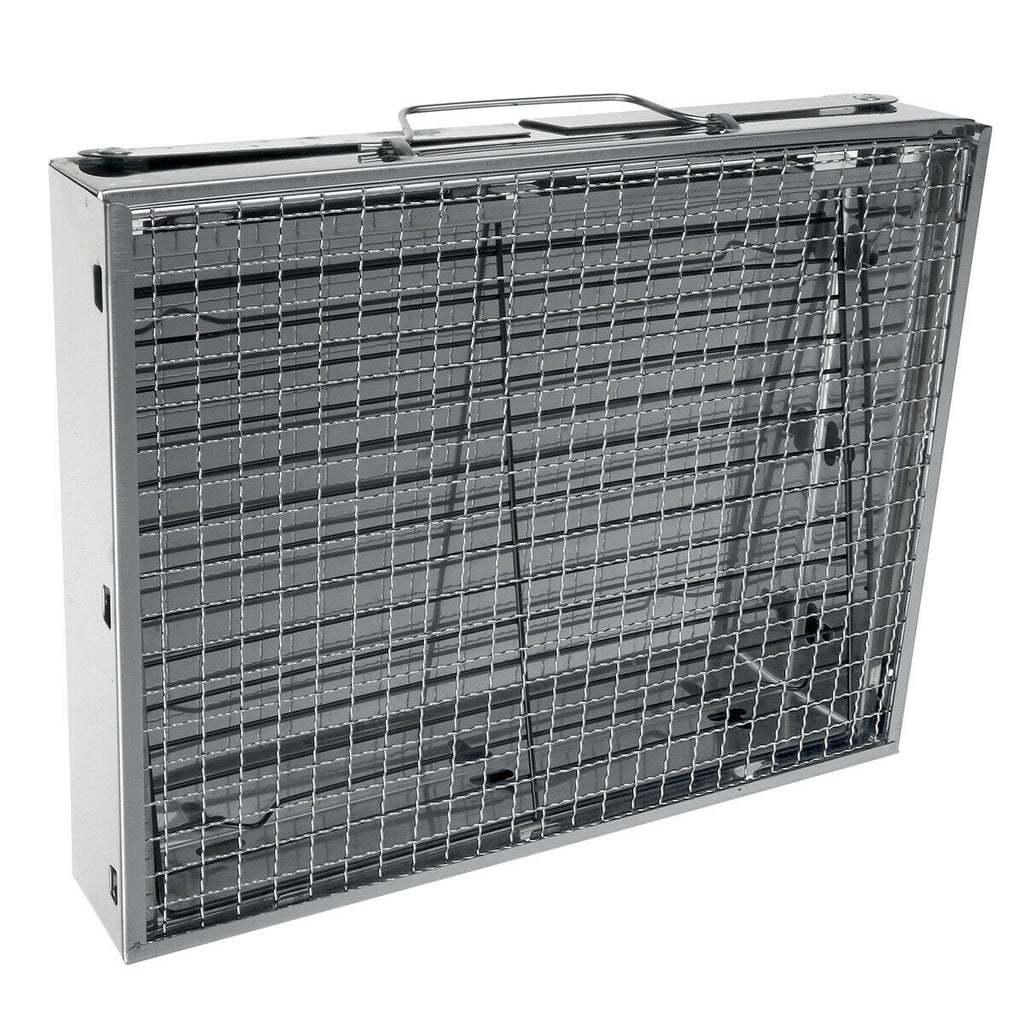 Portable Stainless Steel BBQ Charcoal Wood Outdoor Barbecue Grill