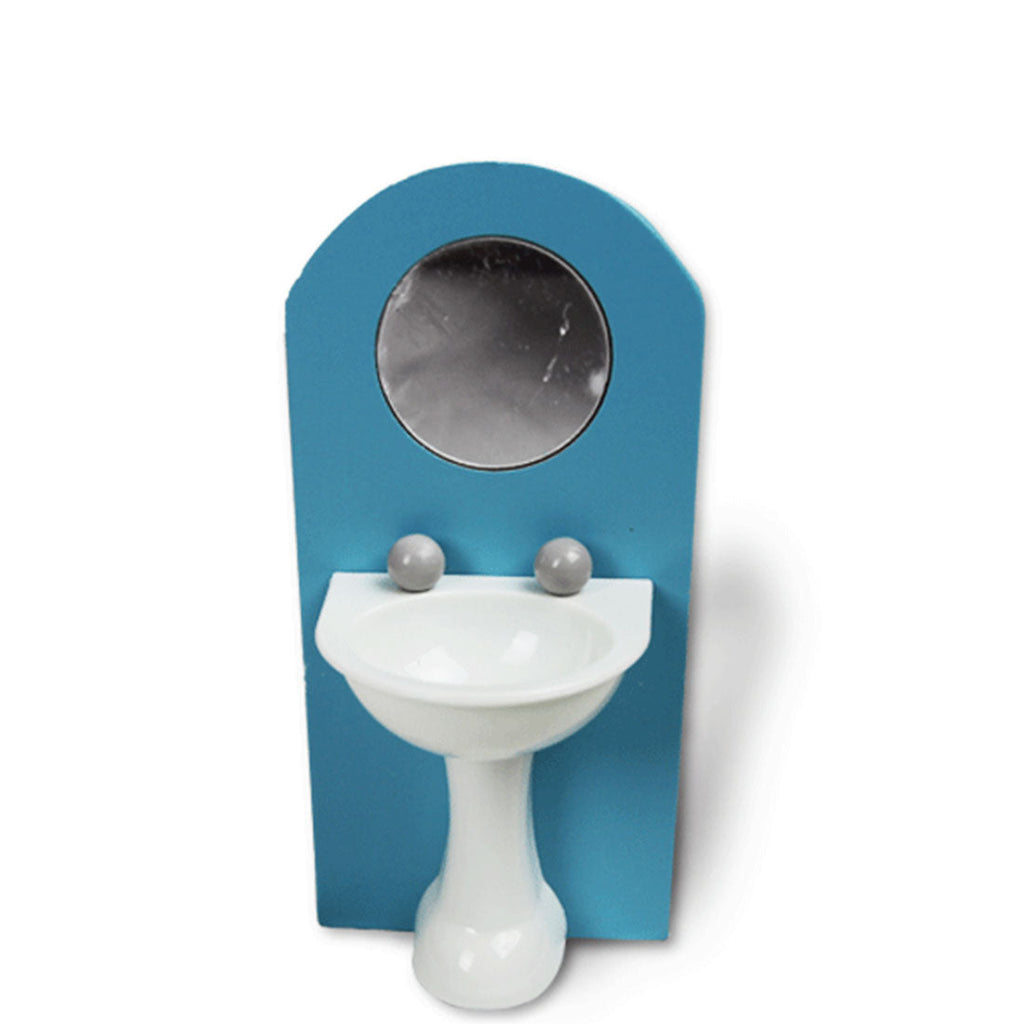 Large Wooden Dolls Doll House 3 Level Kids Pretend Play Toys Full