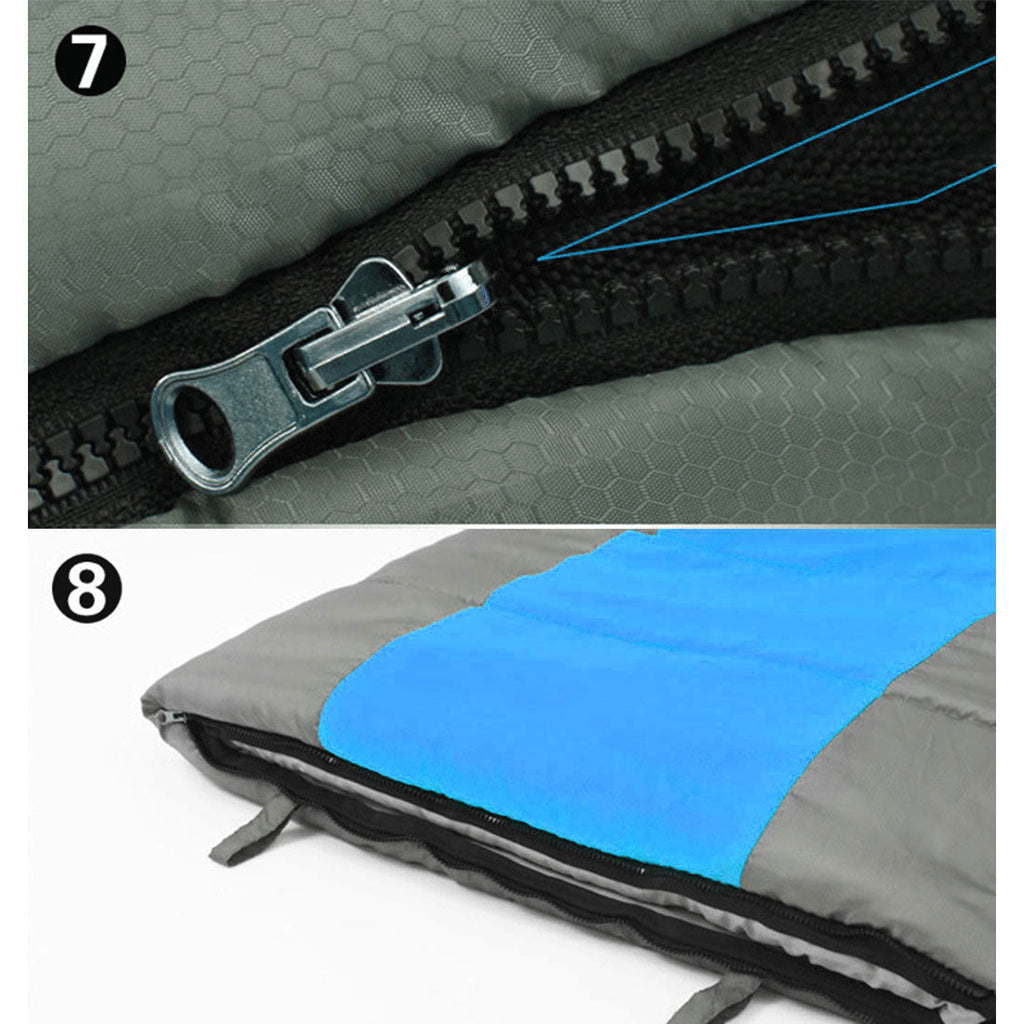 Outdoor Camping Envelope Sleeping Bag Thermal Tent Hiking Winter
