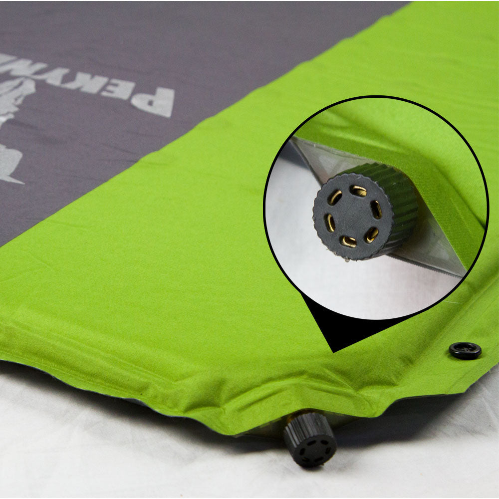 Double Self Inflating Mattress Sleeping Mat Air Bed Camping Camp