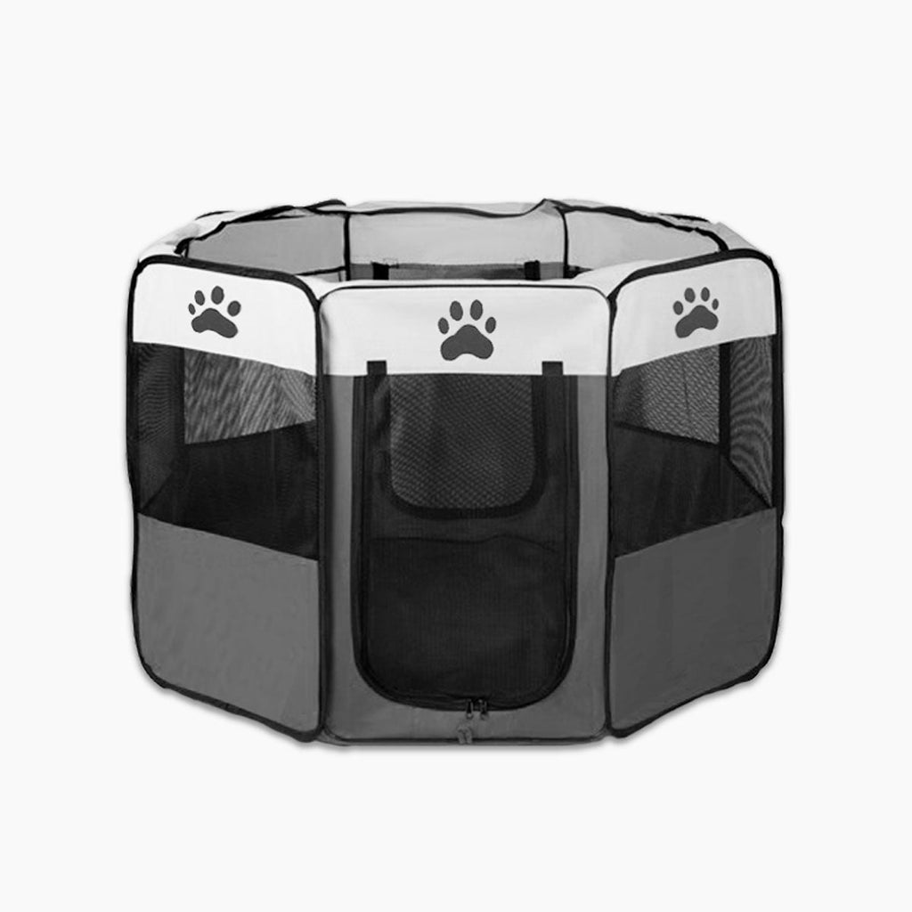 8 Panel Pet Dog Cat Crate Play Pen Bags Kennel Portable Tent Playpen