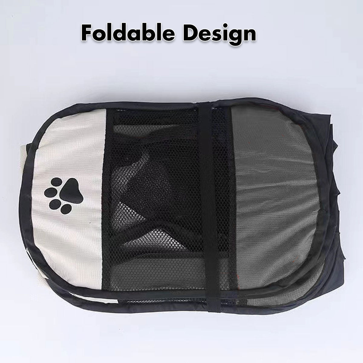 8 Panel Pet Dog Cat Crate Play Pen Bags Kennel Portable Tent Playpen