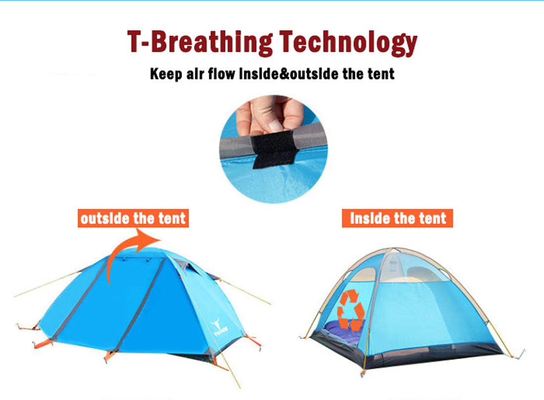 2 Person Portable Outdoor Lightweight Cycling Hiking Backpacking