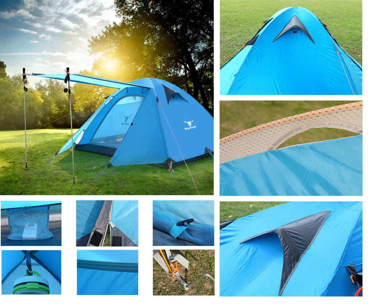 2 Person Portable Outdoor Lightweight Cycling Hiking Backpacking