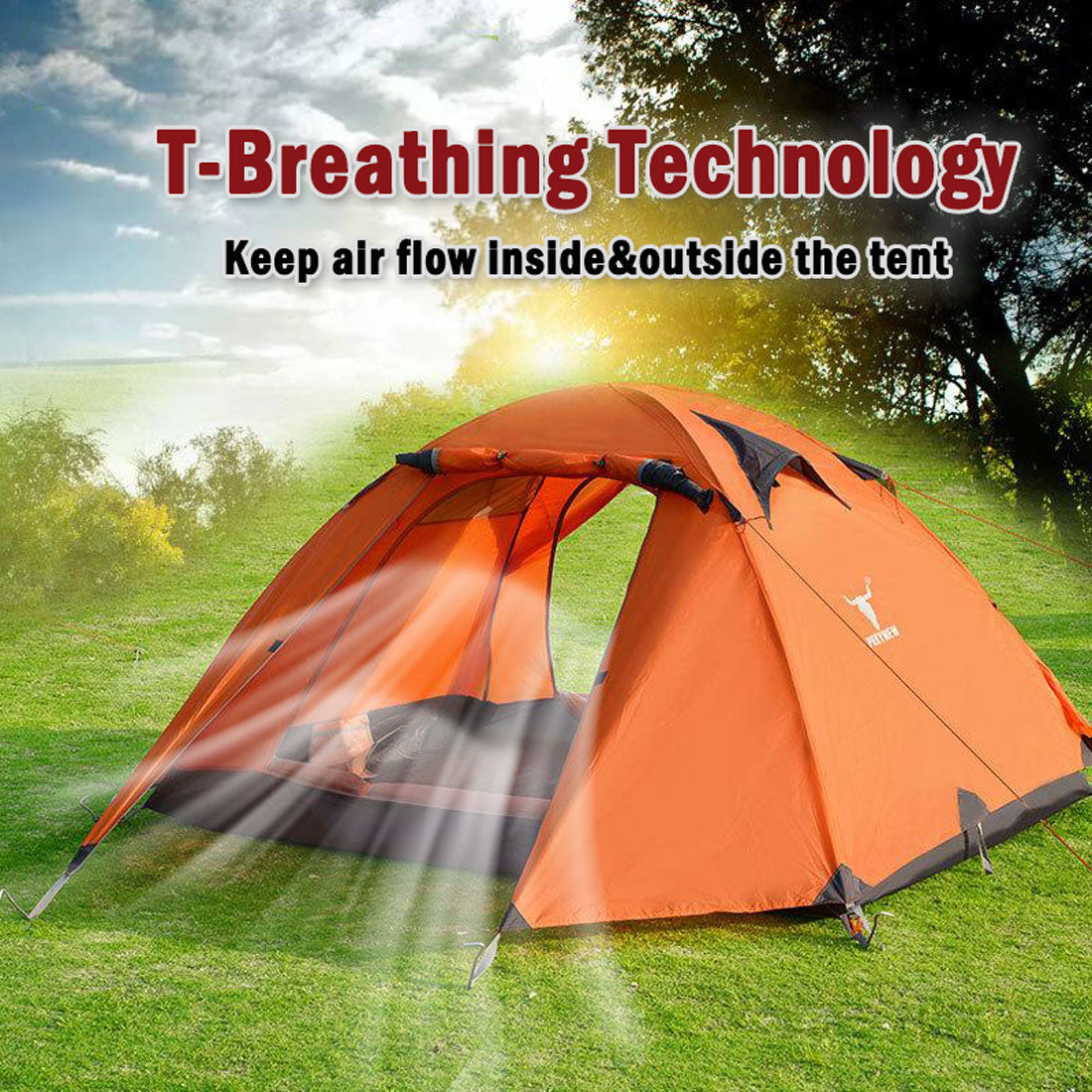2 Person Portable Outdoor Lightweight Cycling Hiking Backpacking