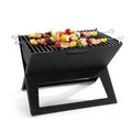Portable Notebook Grill Foldable Folding Charcoal BBQ Camping Picnic