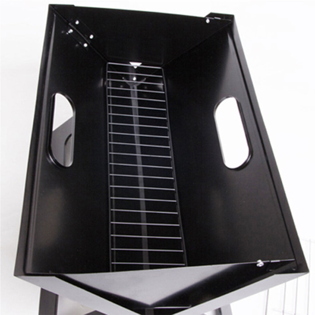 Portable Notebook Grill Foldable Folding Charcoal BBQ Camping Picnic