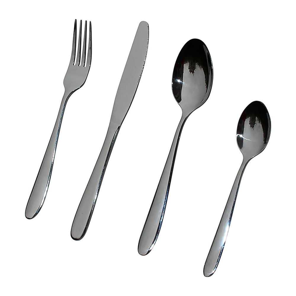 Randy & Travis Machinery Stainless Steel Cutlery Set, 32 Pieces