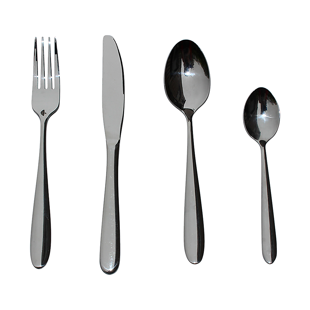 Randy & Travis Machinery Stainless Steel Cutlery Set, 32 Pieces