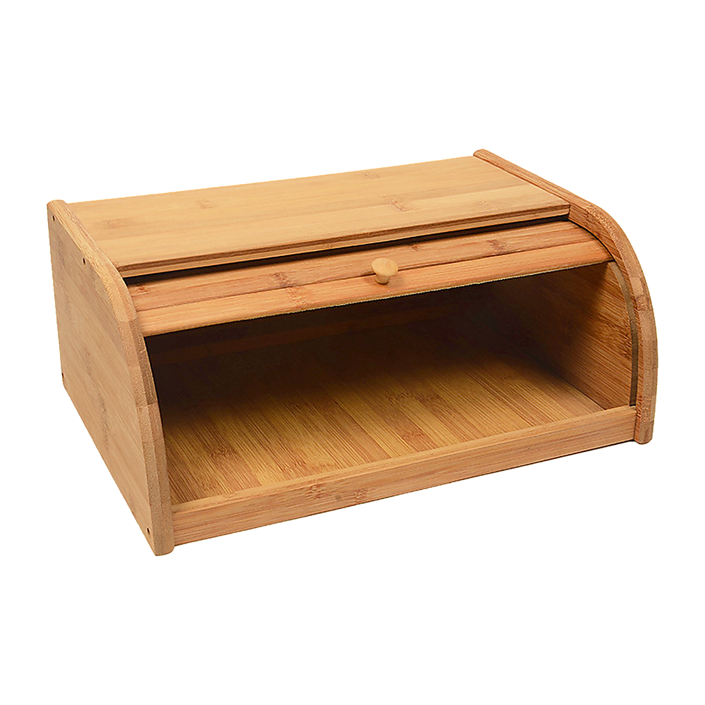 Randy & Travis Machinery Bamboo Bread Bin with Roller Door