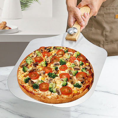 Randy & Travis Machinery Aluminium Pizza Peel with Folding Handle