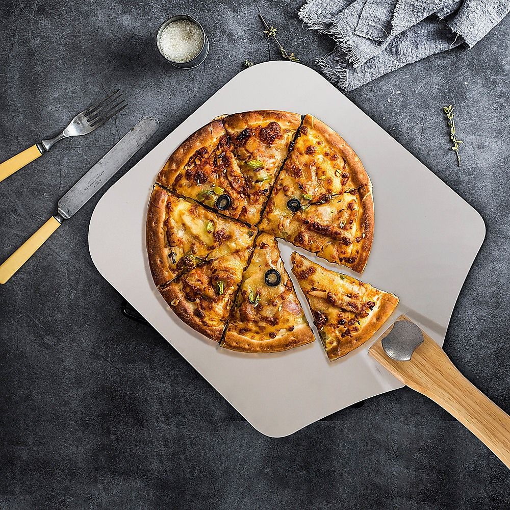Randy & Travis Machinery Aluminium Pizza Peel with Folding Handle