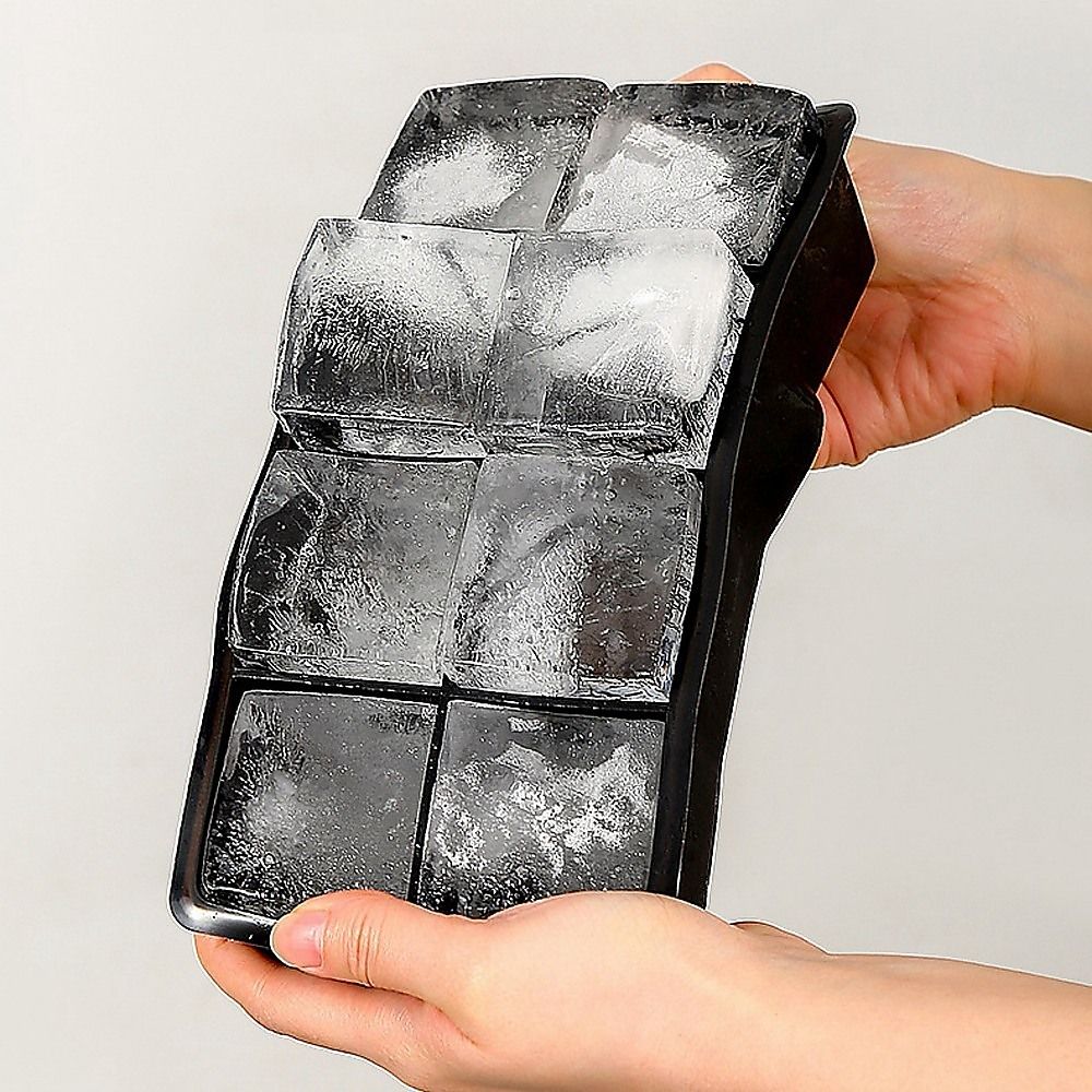 Randy & Travis Machinery Silicone Ice Ball and Cube Trays, 2 Pack