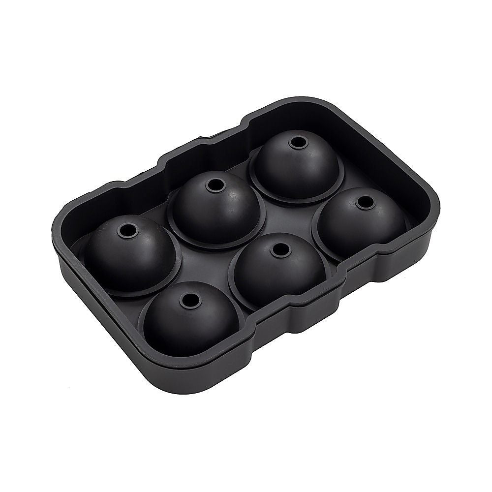 Randy & Travis Machinery Silicone Ice Ball and Cube Trays, 2 Pack