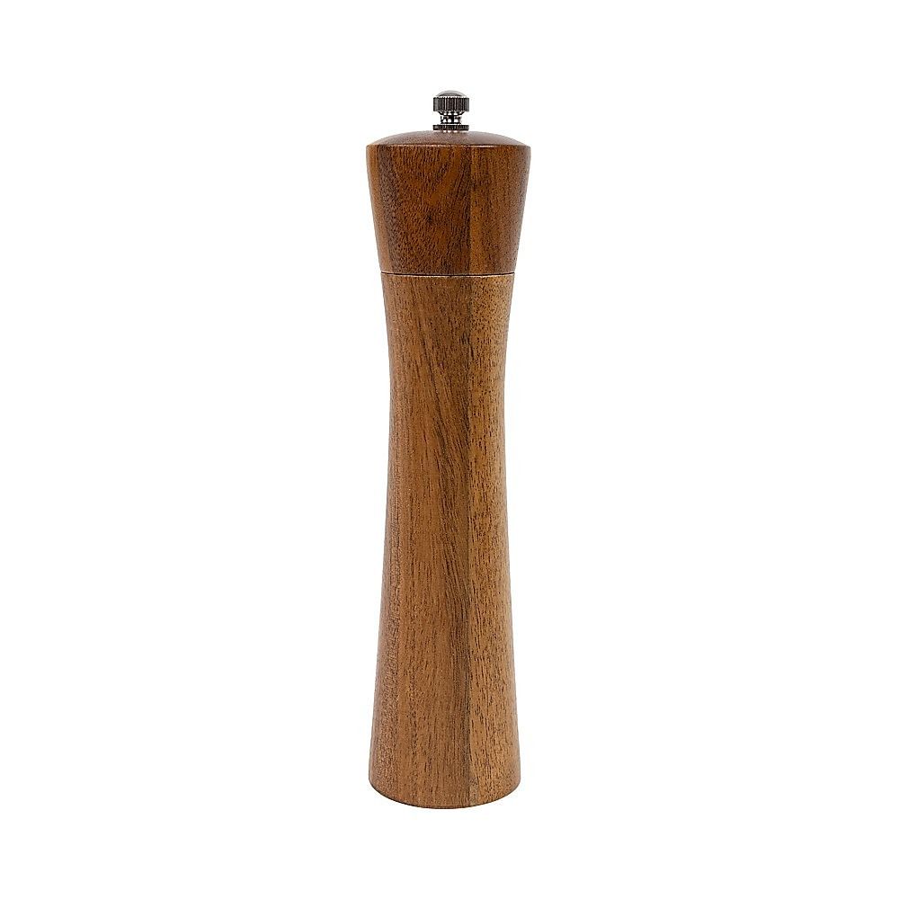 Randy & Travis Machinery Wooden Salt and Pepper Grinder, 21.5 cm