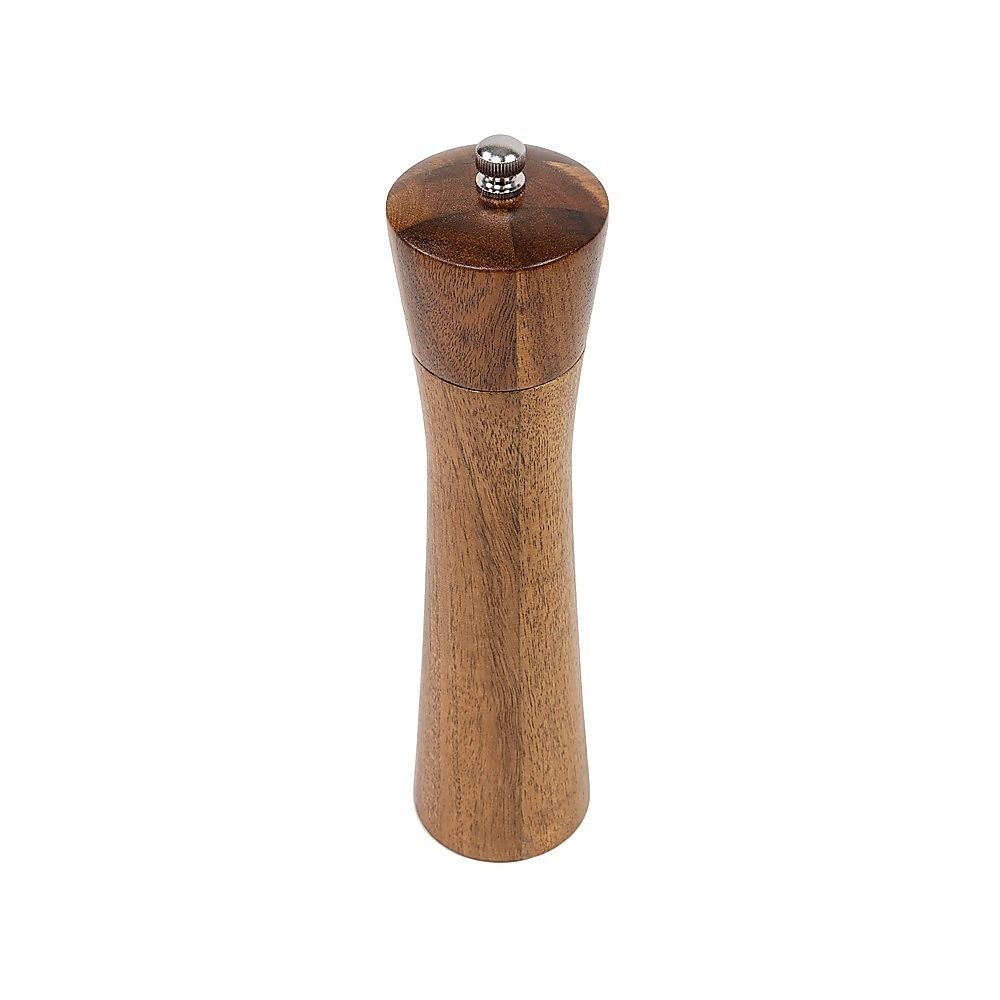 Randy & Travis Machinery Wooden Salt and Pepper Grinder, 21.5 cm