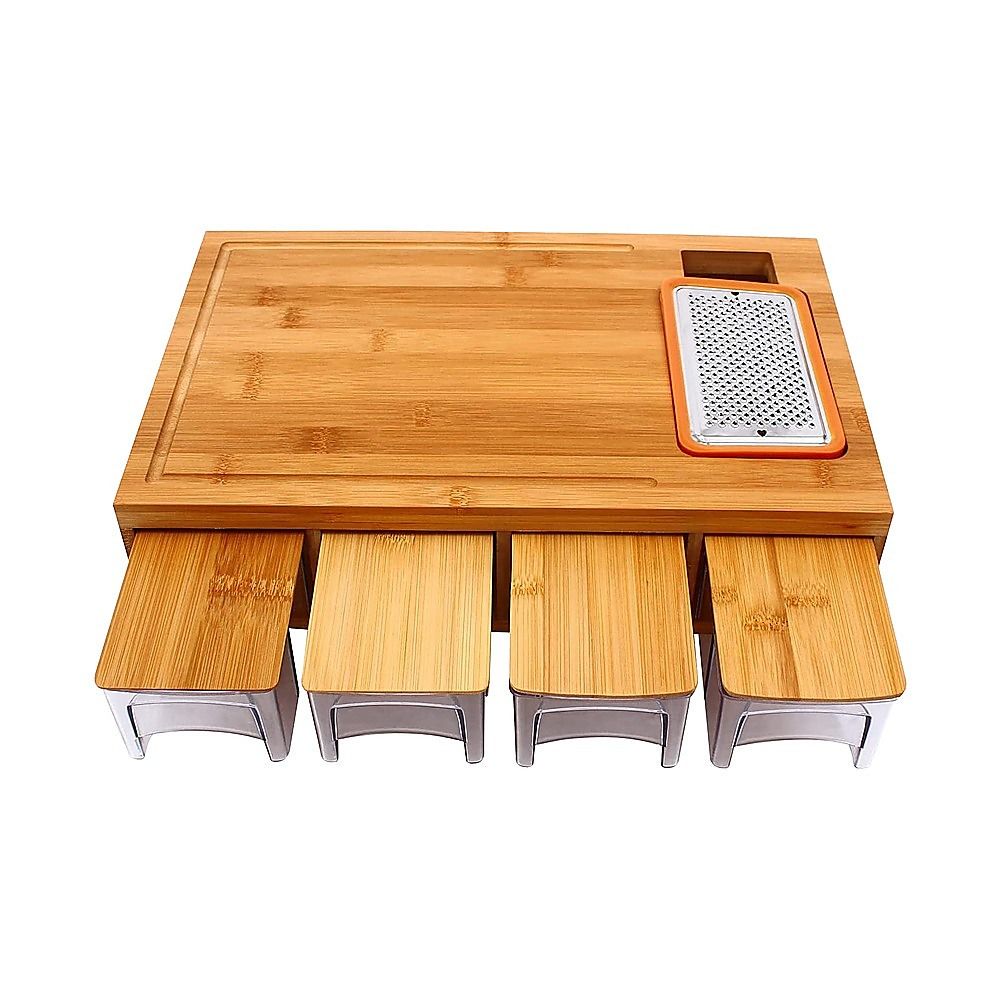 Randy & Travis Machinery Bamboo Cutting Board Prep Station
