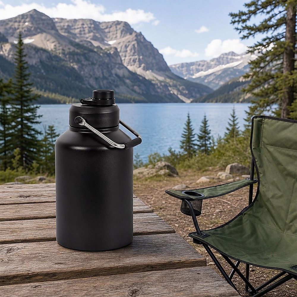 Randy & Travis Machinery Insulated Stainless Steel Drink Jug, 3.8 L
