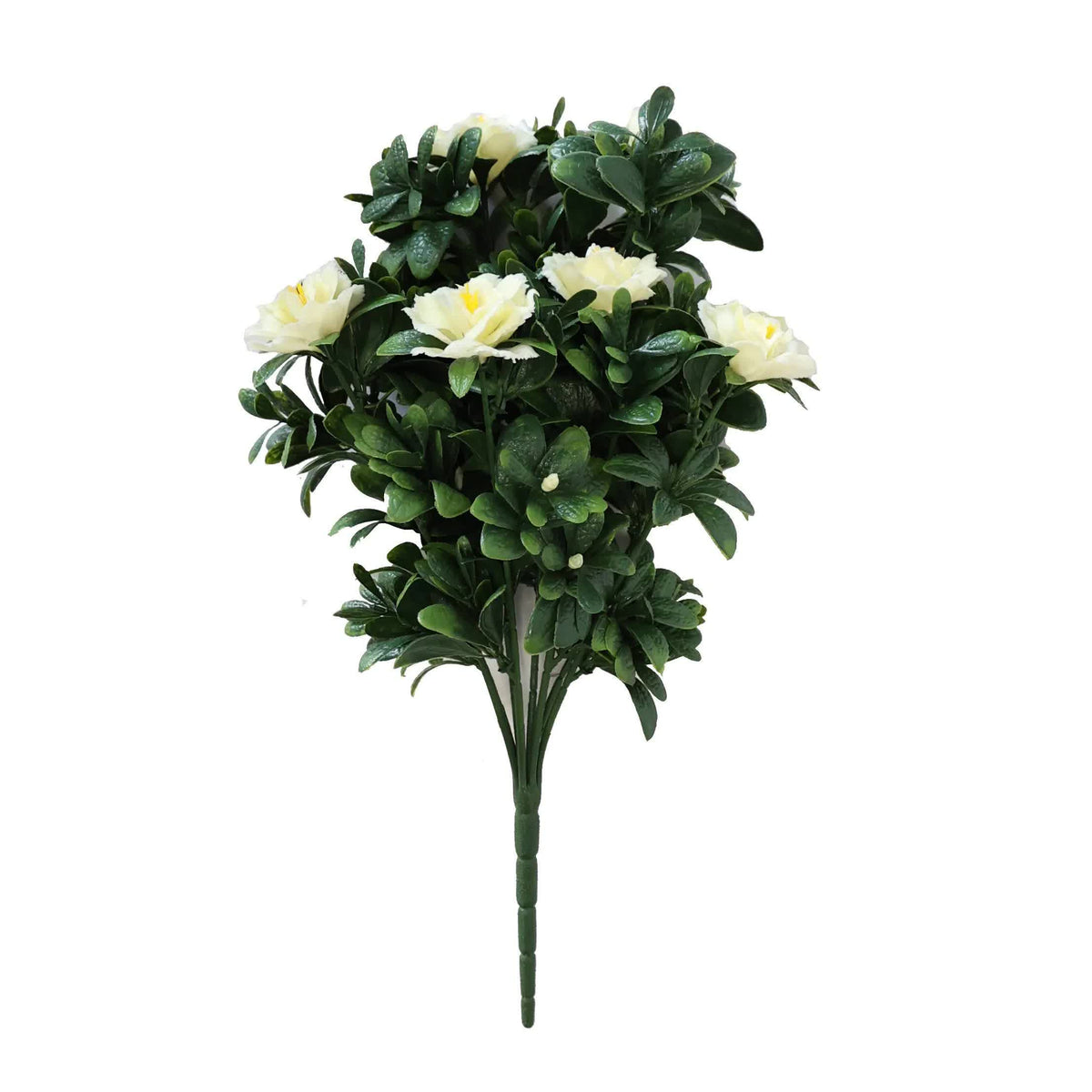 Artificial White Hanging Rose Stem, UV Resistant