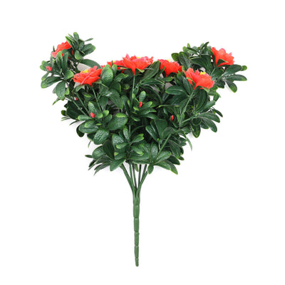 Artificial Red Hanging Rose Stem, UV Resistant