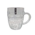 Glass Dimple Beer Mugs 560 ml, Bulk Pack of 24