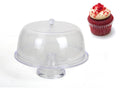 Clear Acrylic Cake Stand with Cover, 34 cm