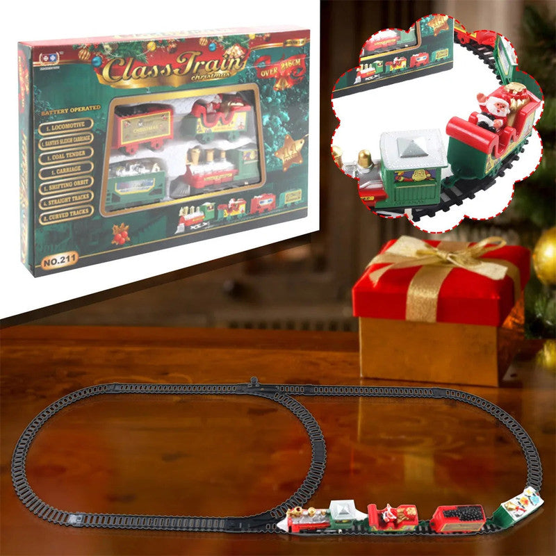 Christmas Train Set with Santa, 216 cm Track