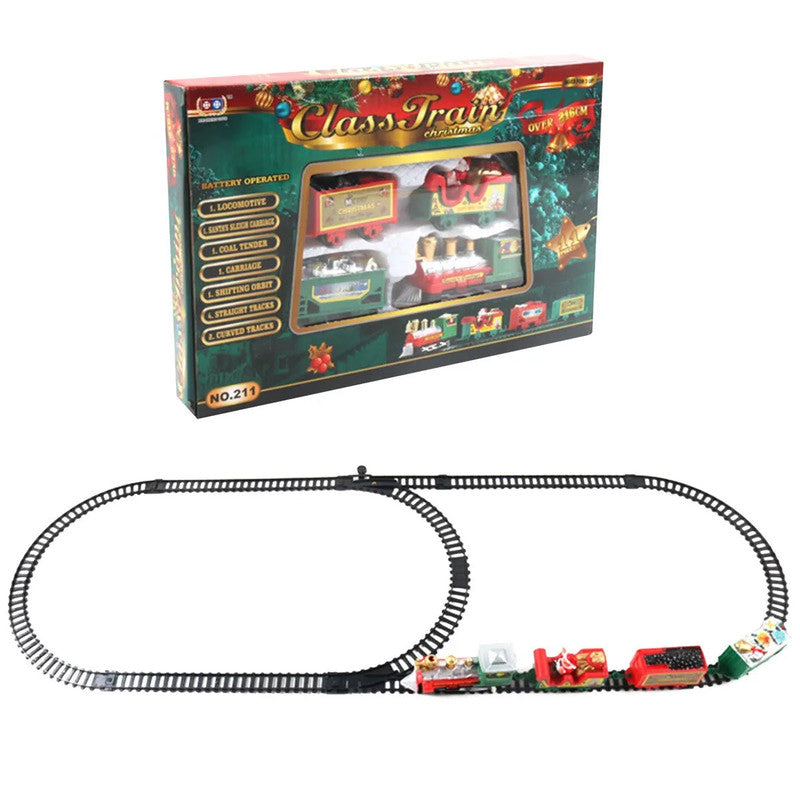 Christmas Train Set with Santa, 216 cm Track