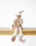Pink and Gold Christmas Elf, 51 cm