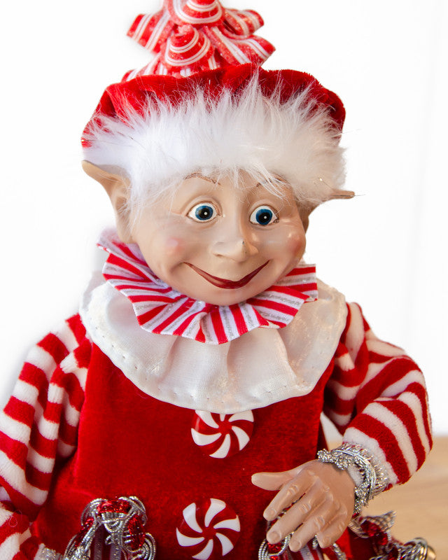Candy Stripe Christmas Elf, 65 cm