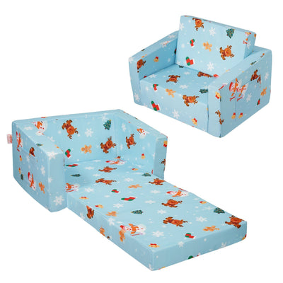Foldable 2-in-1 Kids Sofa and Lounger