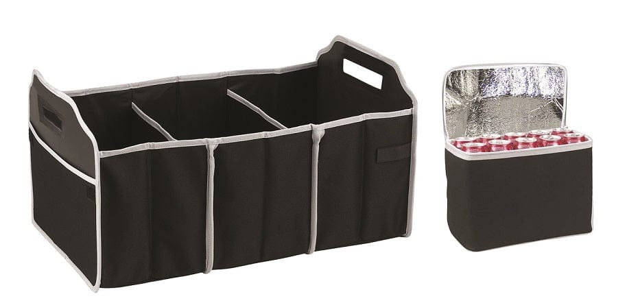 Collapsible Car Boot Organiser with Cooler Bag