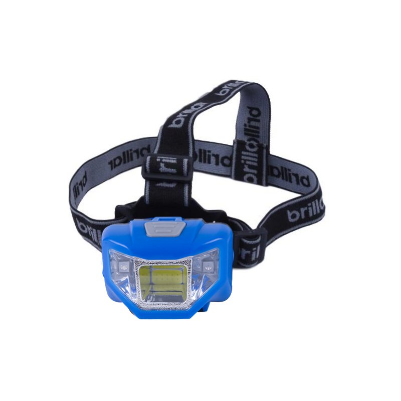 5 Mode Headlamp with COB LED Technology-Blue/Black