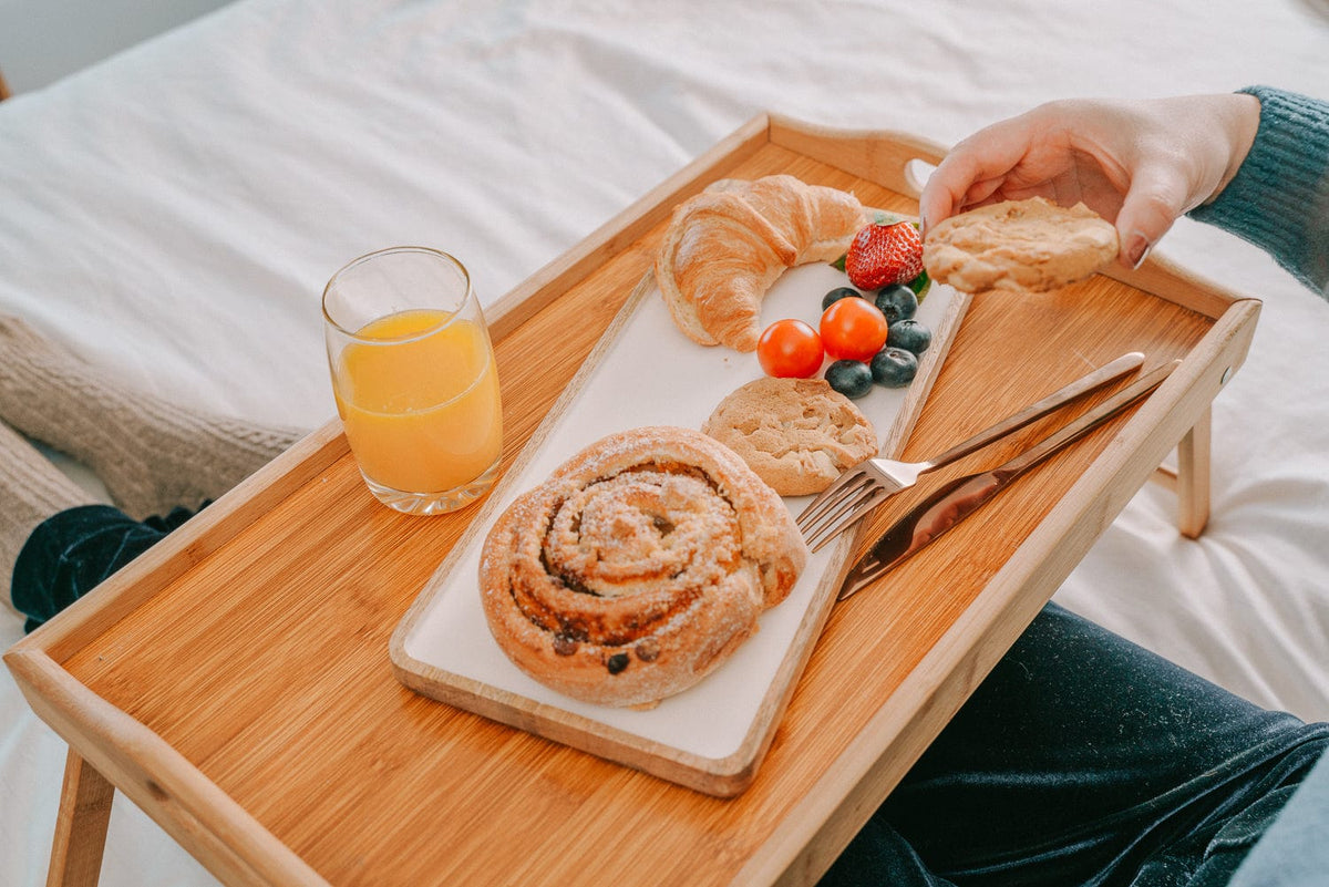 Foldable Bamboo Bed Tray and Lap Table