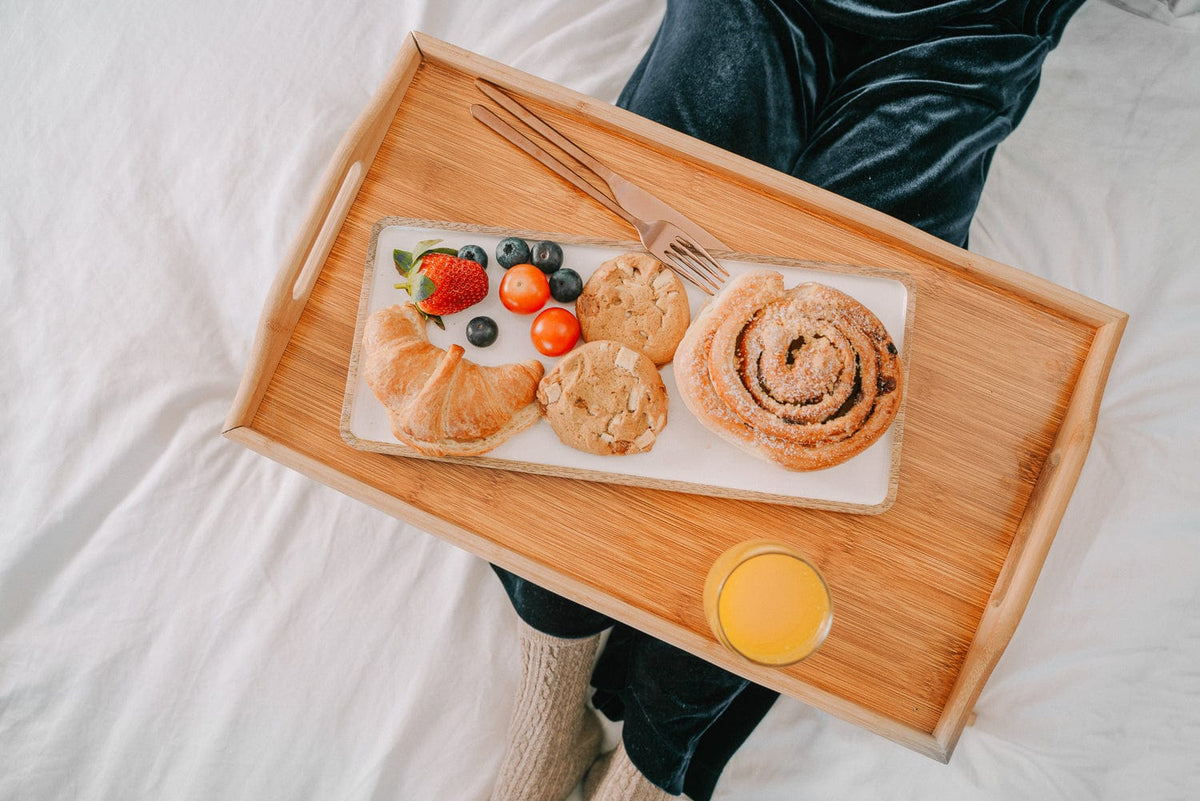 Foldable Bamboo Bed Tray and Lap Table