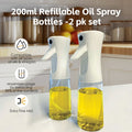 Cook Easy Refillable Oil Spray Bottles, 200 ml, Pack of 2