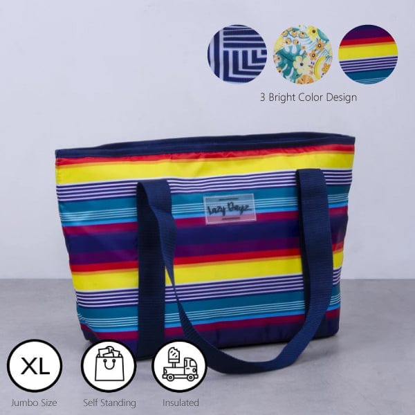 Insulated Jumbo Cooler Tote Bag, 6 L