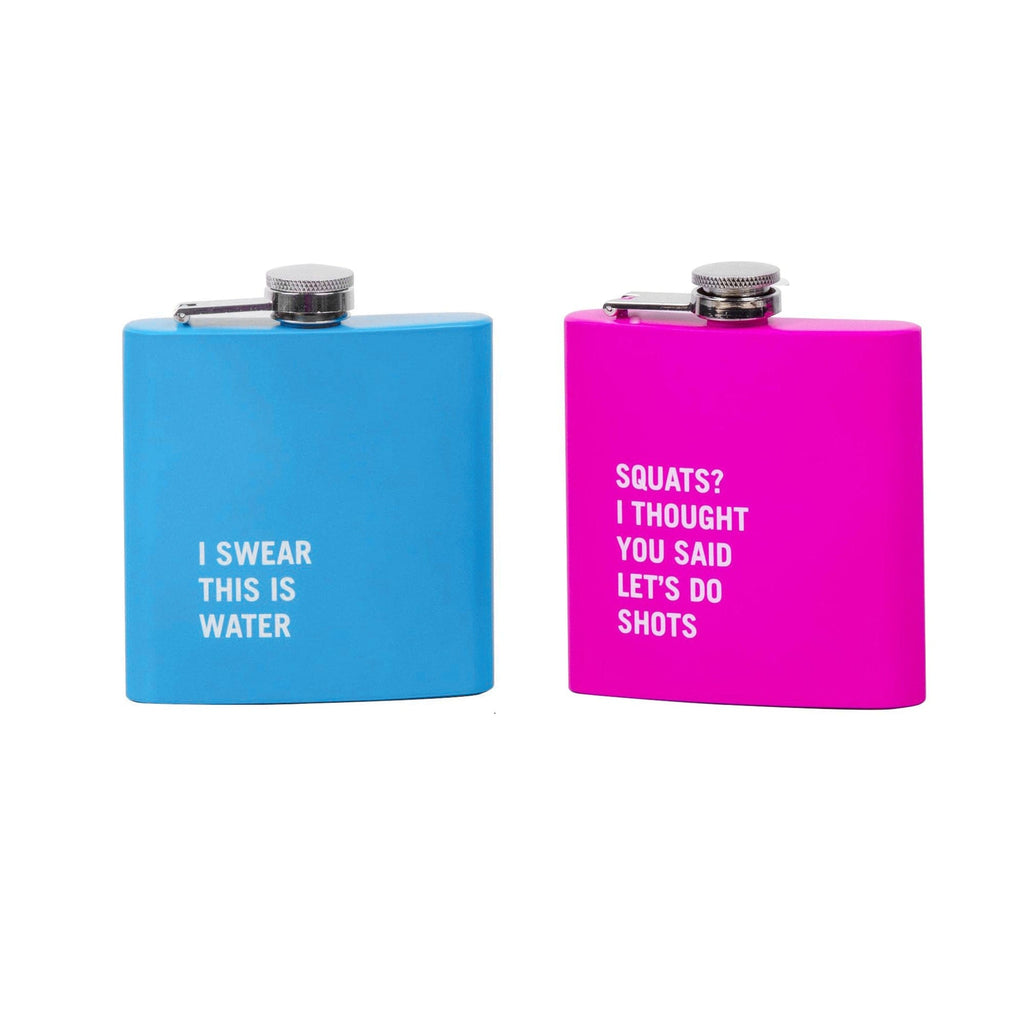 2 Pcs Stainless Steel Hip Flask (175 ml Each) – Funny Quotes, 4