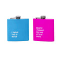2 Pcs Stainless Steel Hip Flask (175 ml Each) – Funny Quotes, 4