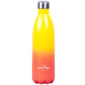 Lazy Dayz Jumbo Stainless Steel Drink Bottle, Yellow Peach Ombre, 1 L