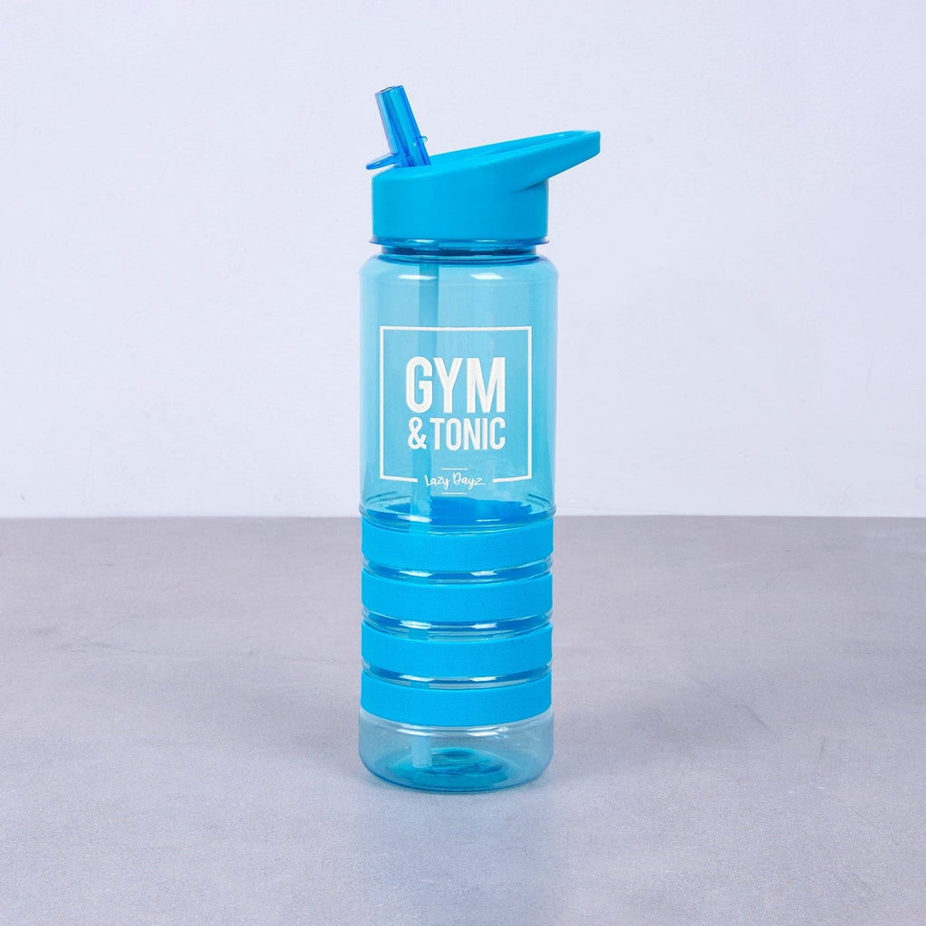 Lazy Dayz Fluoro Sports Bottle, Blue, 750 ml
