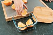 6 Pcs Large Bamboo Food Containers – Clear Glass with Bamboo Lids