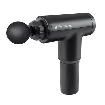 Remology Percussive Massage Gun, 6 Speed, 4 Heads