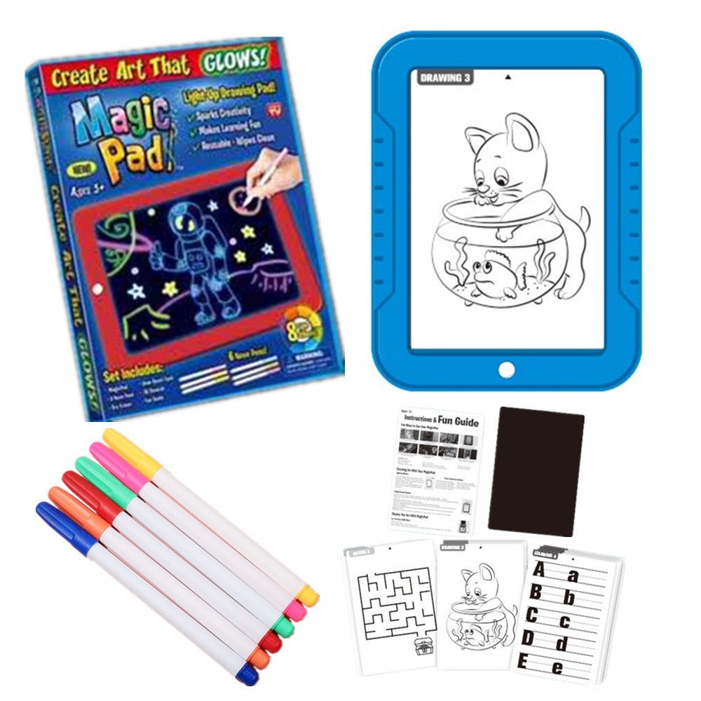 Magic Drawing Pad Electronics LED Writing Board Creative Art