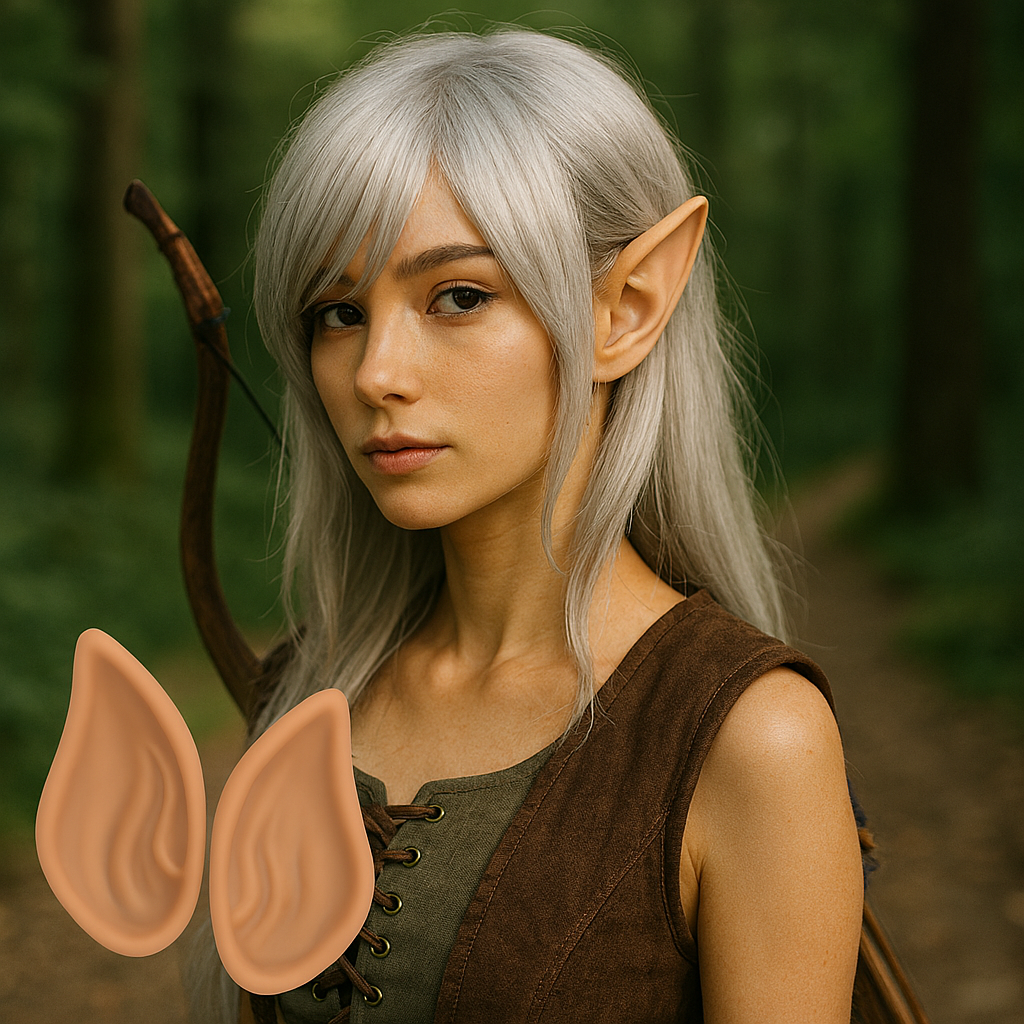 Soft Latex Pointy Elf Ears, 1 Pair