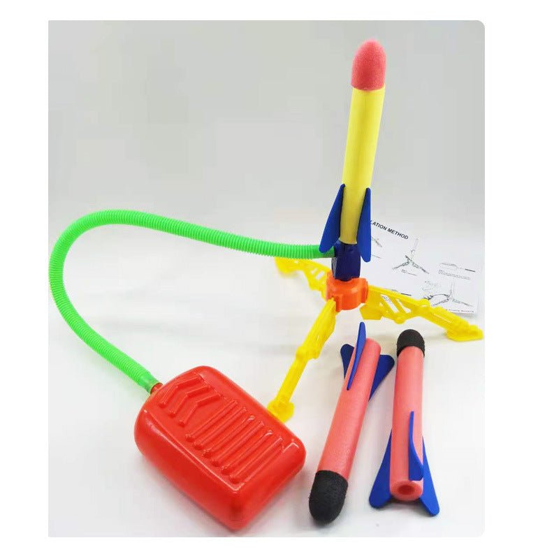 Air Power Foam Rocket Shoot Up Stomp Launcher Kids Outdoor Activities