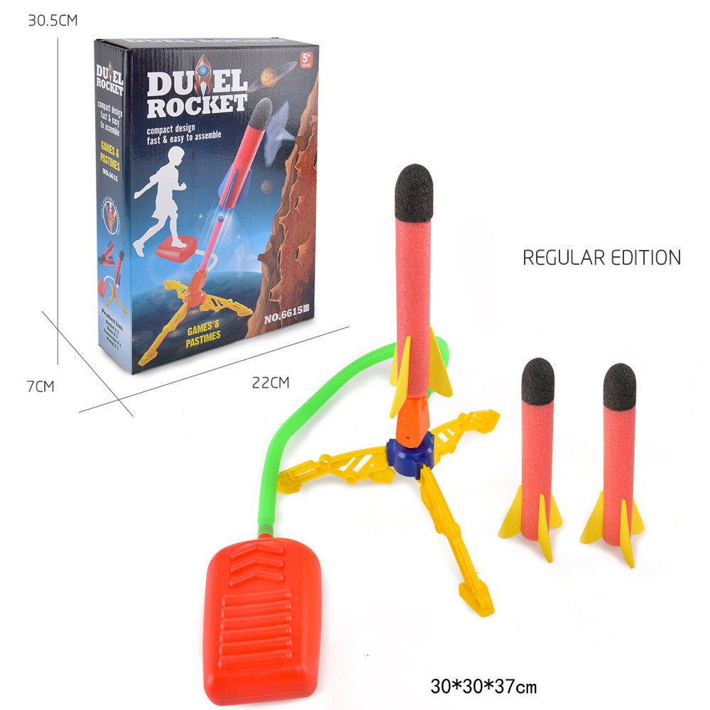 Air Power Foam Rocket Shoot Up Stomp Launcher Kids Outdoor Activities