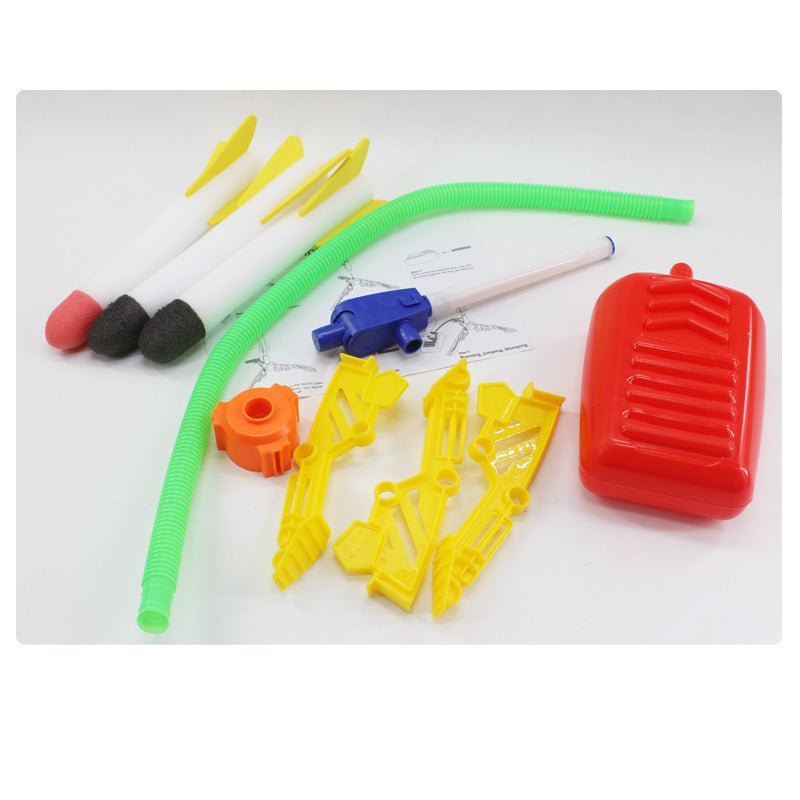 Air Power Foam Rocket Shoot Up Stomp Launcher Kids Outdoor Activities