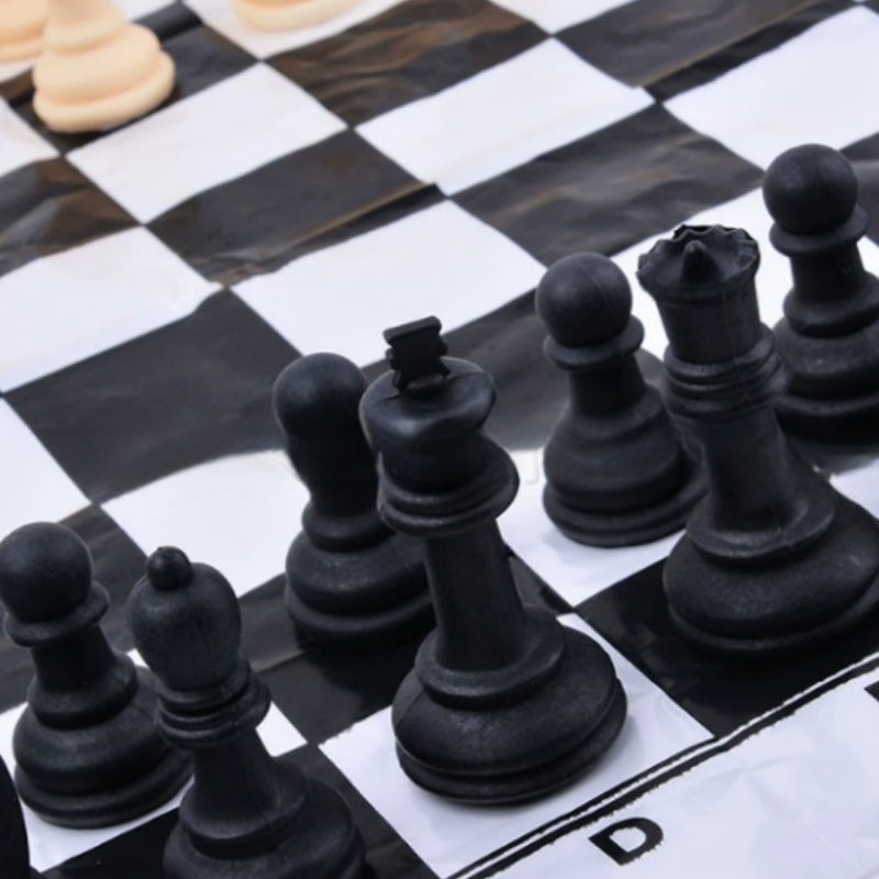 Large PVC Chess Set – Durable